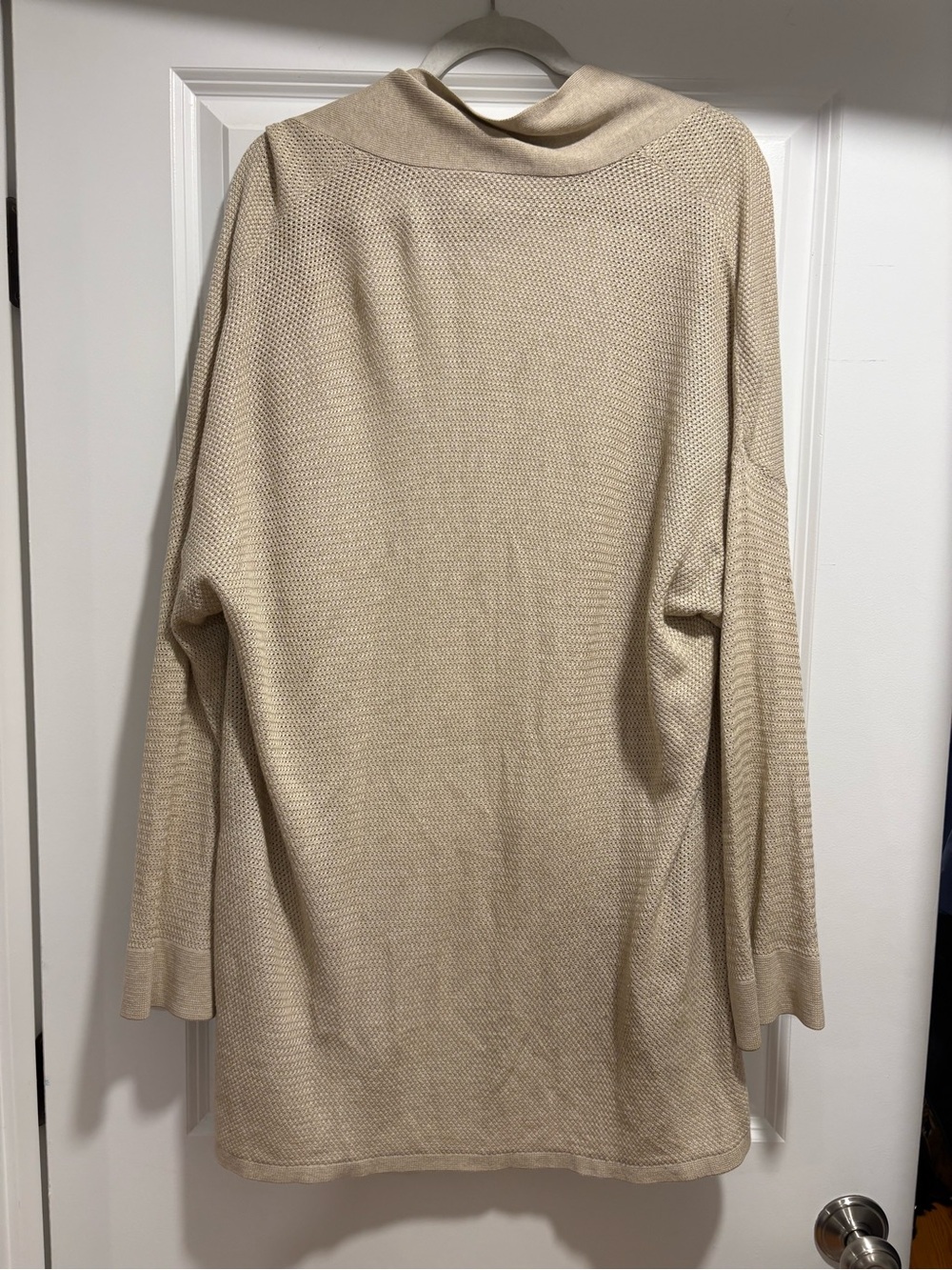 Wilfred Cream Open-Front Knit Cardigan - Picture 2 of 6